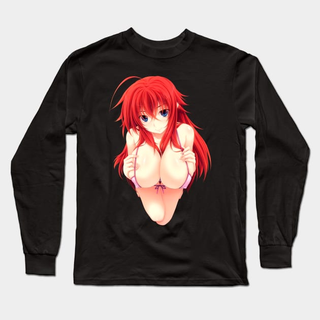 Rias Gremory Long Sleeve T-Shirt by Venandeu